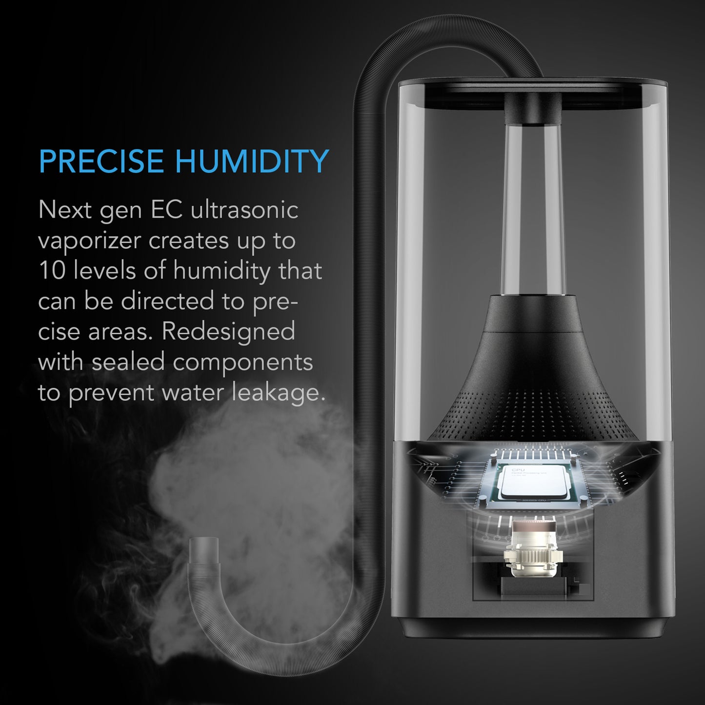 CloudForge T3, Environmental Plant Humidifier, 4.5L, Smart Controls, Targeted Vaporizing