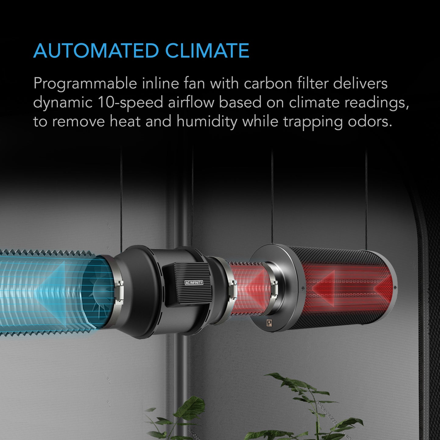 Advance Grow Tent System 4x4, 4-Plant Kit, Wifi-Integrated Controls To Automate Ventilation, Circulation, Full Spectrum LM301H LED Grow Light