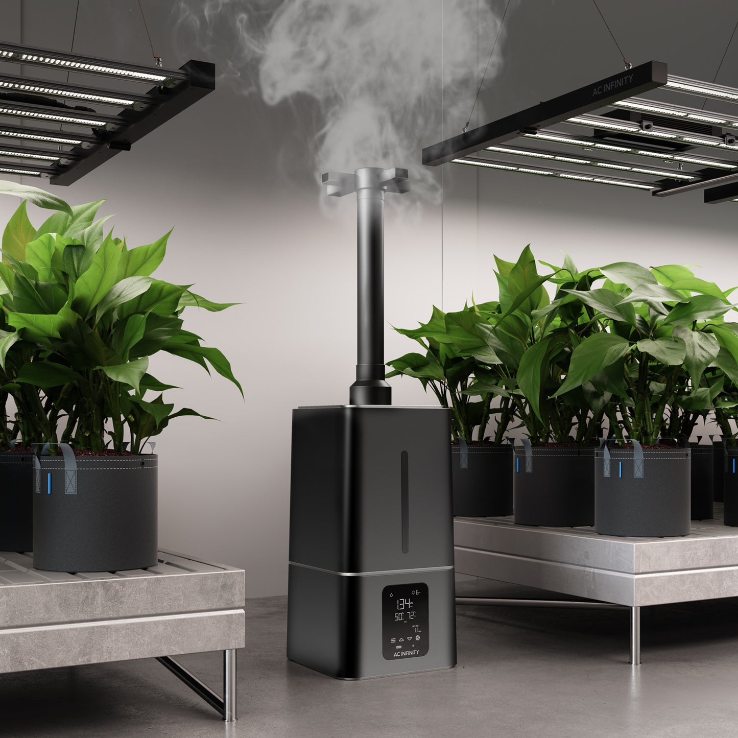 CLOUDFORGE T7, Environmental Plant Humidifier, 15L, Smart Controls, Targeted Vaporizing